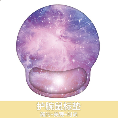 Custom Memory Foam Wrist Support Mouse Pad & Keyboard Rest for Ergonomic Comfort - Vibrant Designs