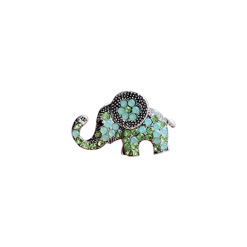 Trendy Elephant Brooch with Detail image 5