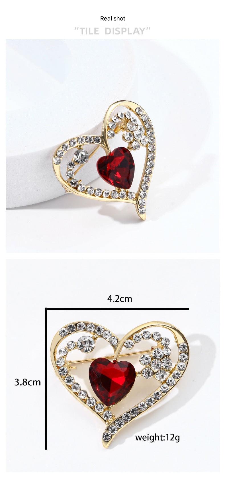 Elegant alloy brooch for women fashion