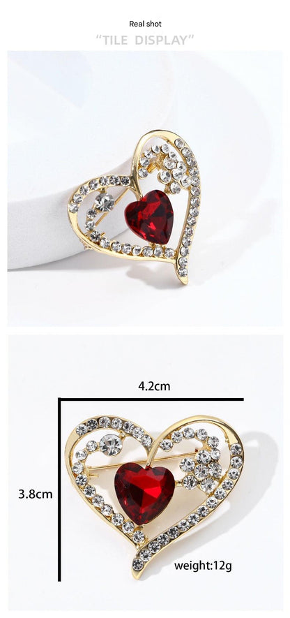 Elegant alloy brooch for women fashion