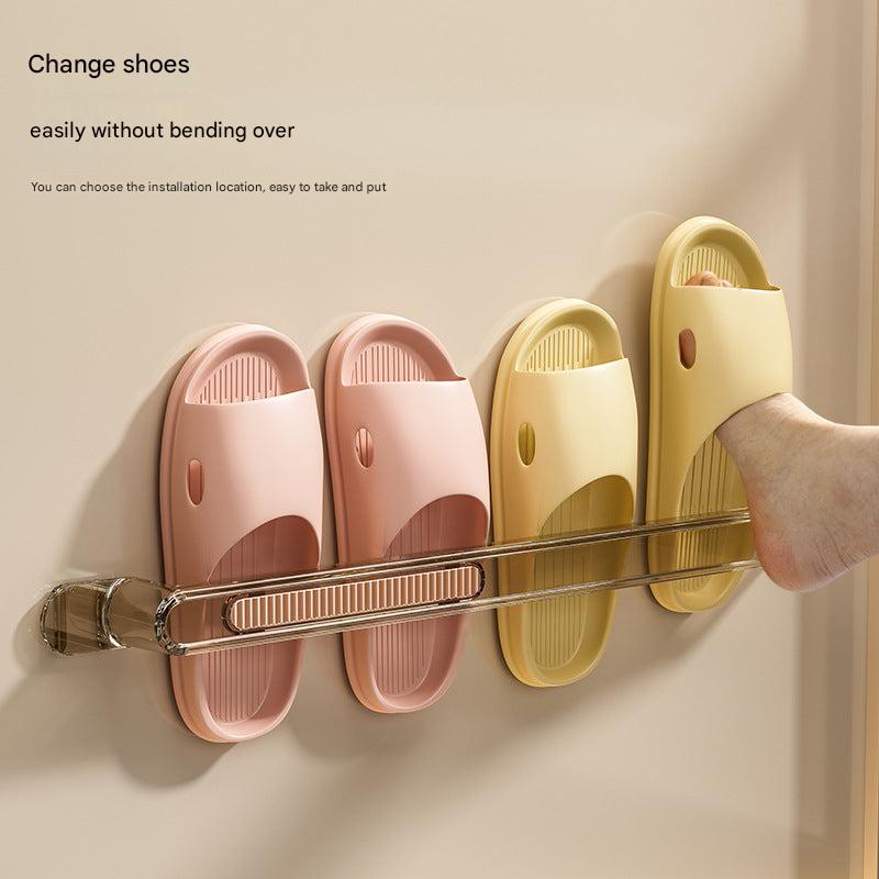 Space-saving wall rack design
