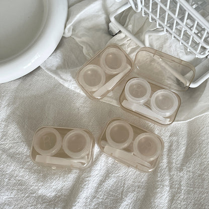 Compact lens storage solution for travel