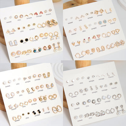 Stunning Pearl Earrings Set Image 7