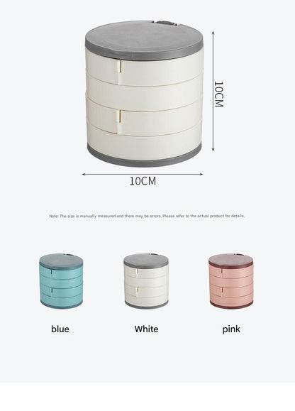 rotating jewelry storage box
