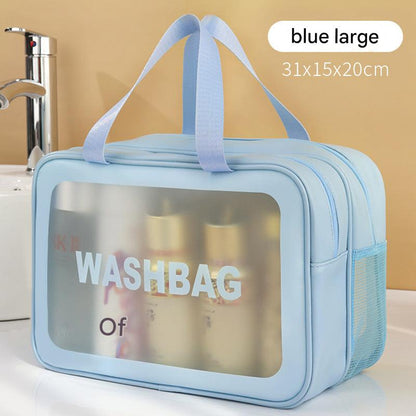 Portable PVC Makeup Organizer in Pink