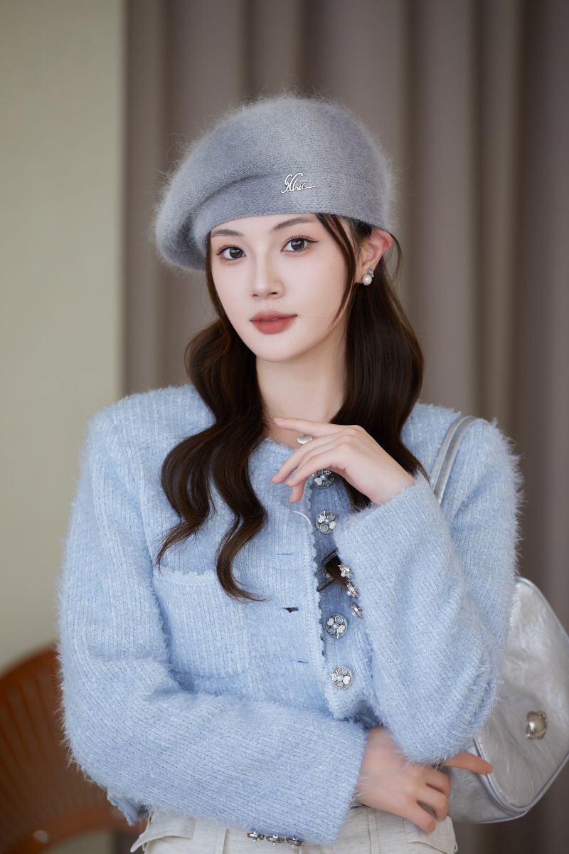 Fashionable Winter Rabbit Fur Beret