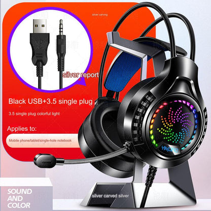 RGB Wired Gaming Headset with 7.1 Surround Sound - Q7 Model