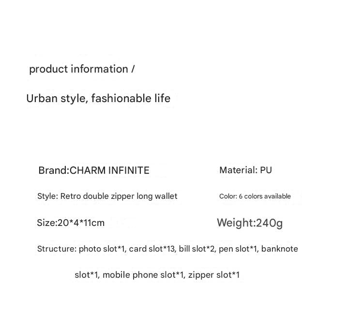 Colorful options of RFID wallet