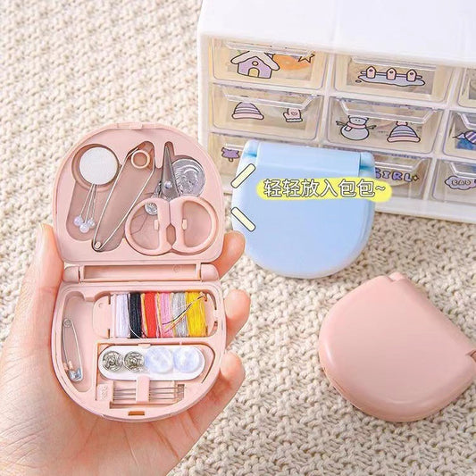 Mini sewing kit blue color