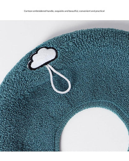 Soft light grey toilet seat cover