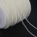 Round Pearl Beige 3mm 10m per pack (Pack of 1)