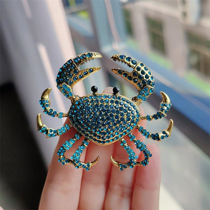 Stylish Alloy Crab Brooch 8