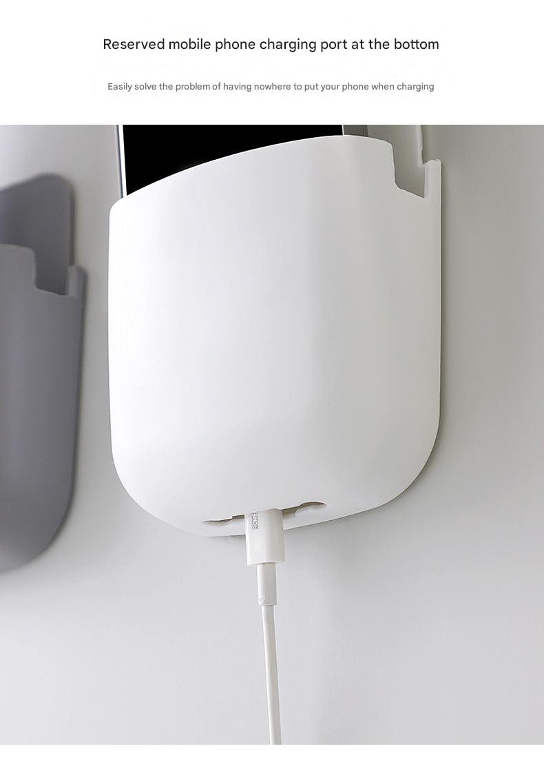 Versatile wall storage for remotes, phones, and more