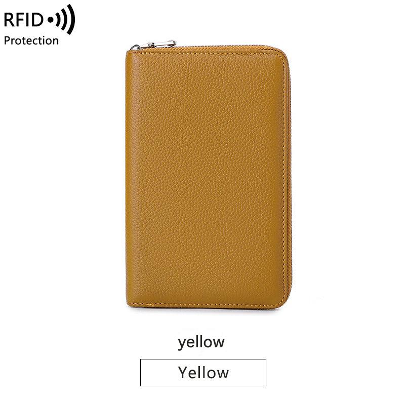 Premium RFID Leather Passport Holder Image 5