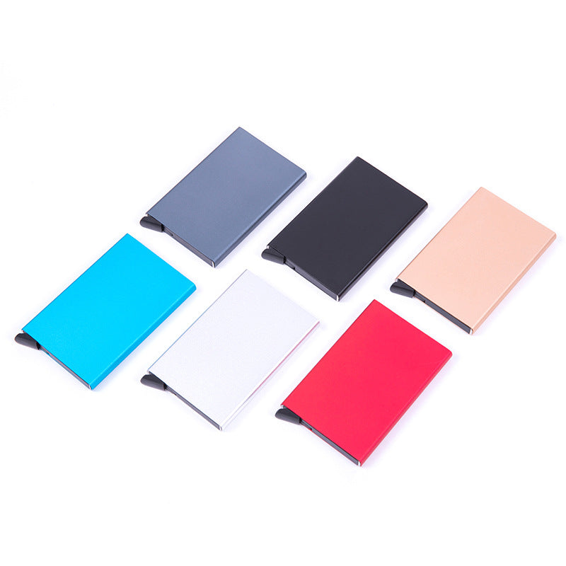 RFID card holder in black color