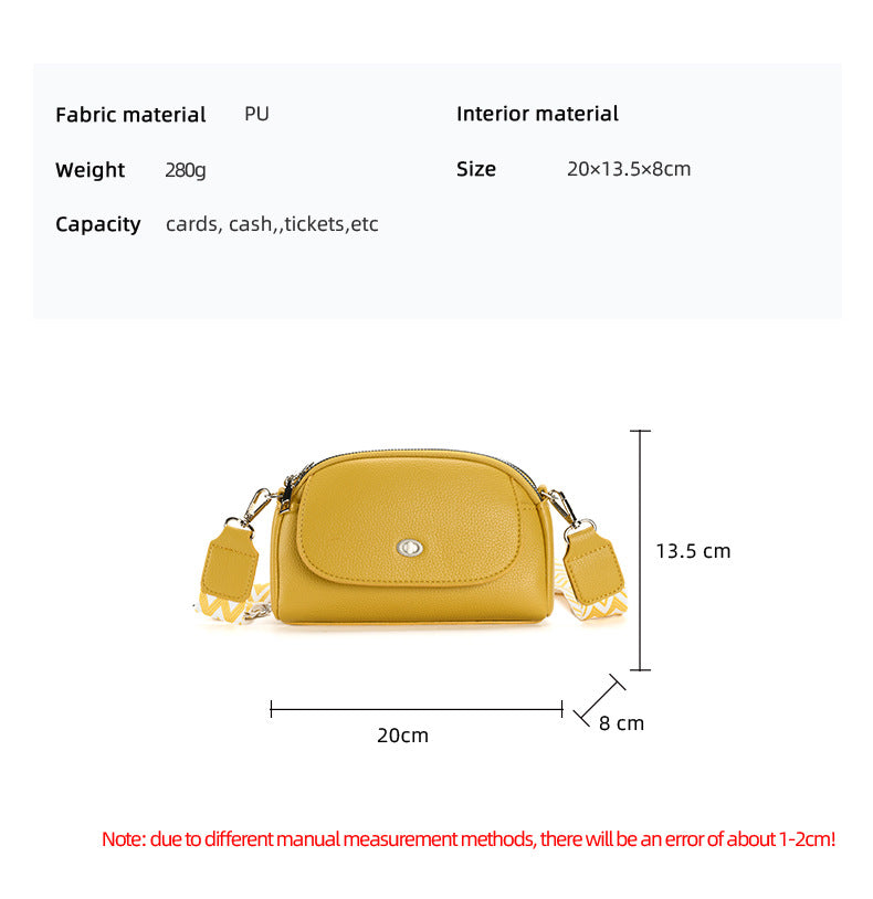 Apricot everyday shoulder bag