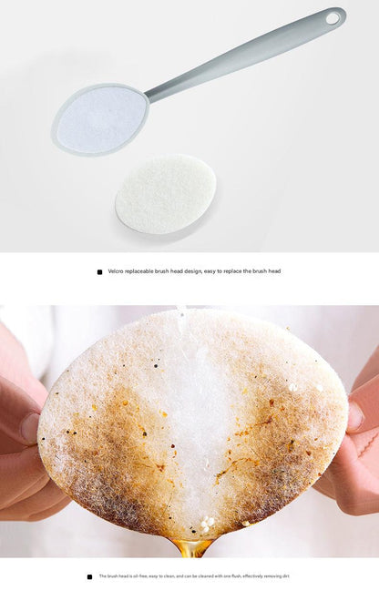 Sponge brush for scrubbing bathtub and floor