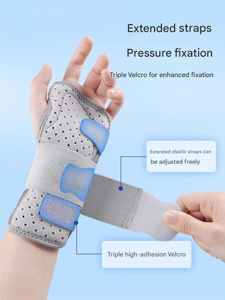 Black wrist brace for joint support - Image 6