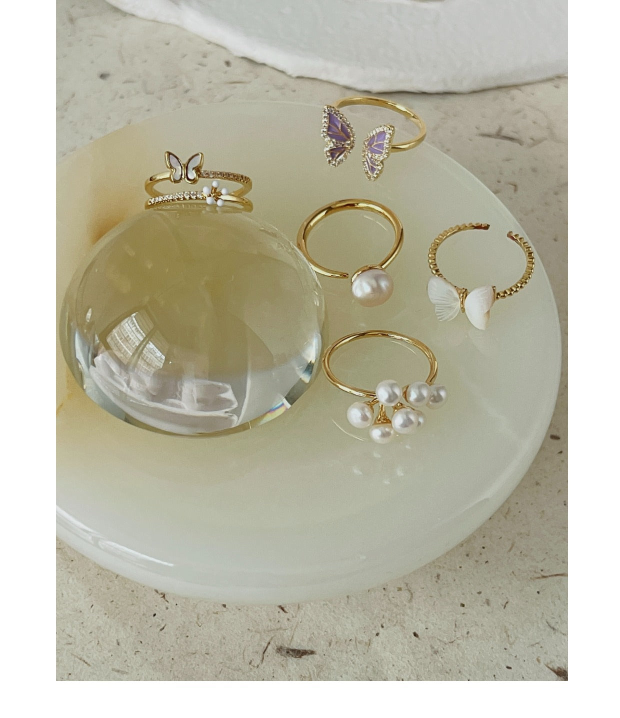Fashion jewelry butterfly ring for special occasions - image 9