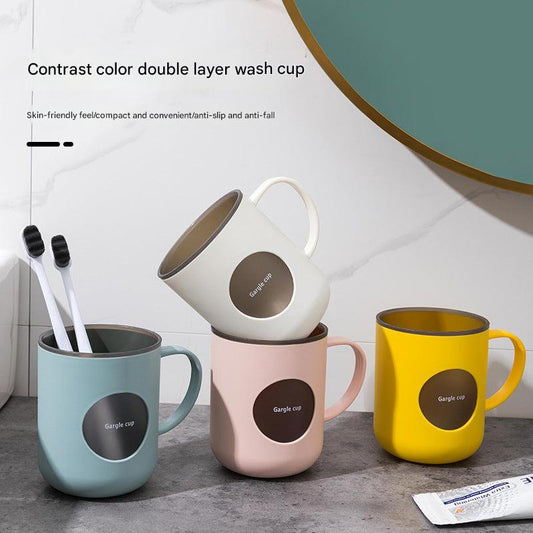Cute double-layer toothbrush holder for couples