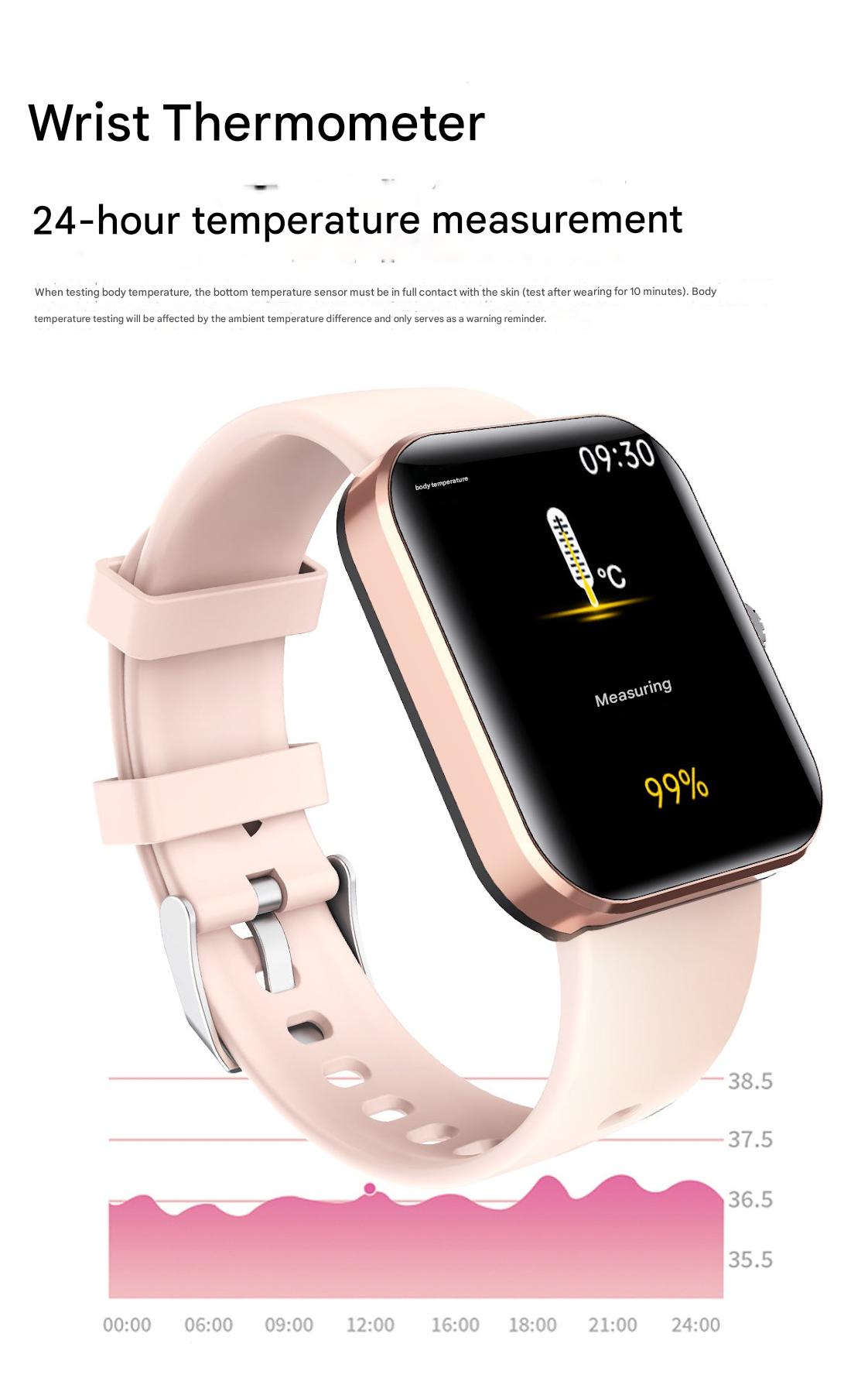 F57L Smartwatch in box packaging