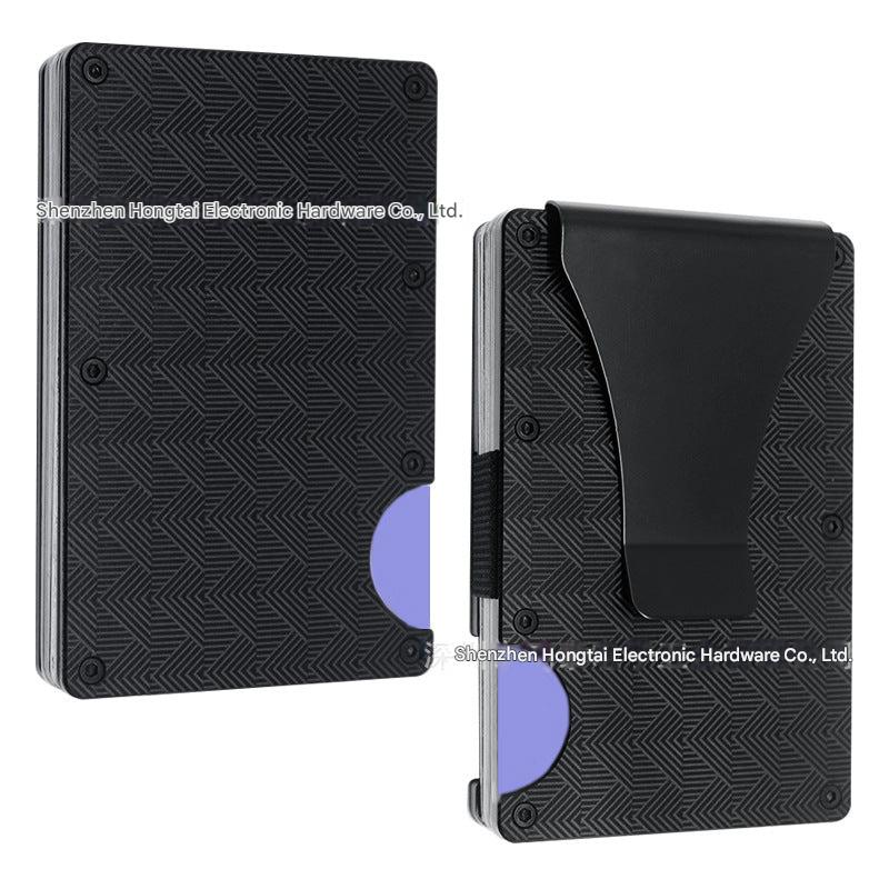 RFID blocking metal card wallet image 1