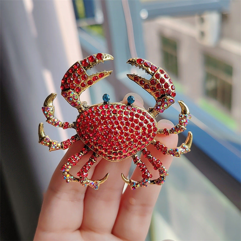 Stylish Alloy Crab Brooch 4