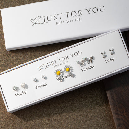 10-piece silver earring gift box image 3