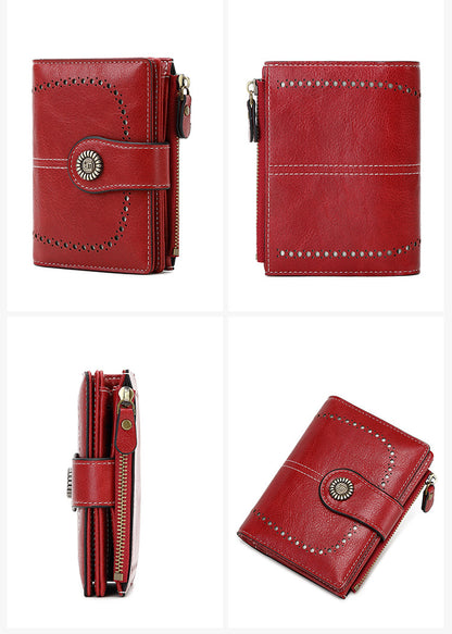 durable PU leather women's wallet