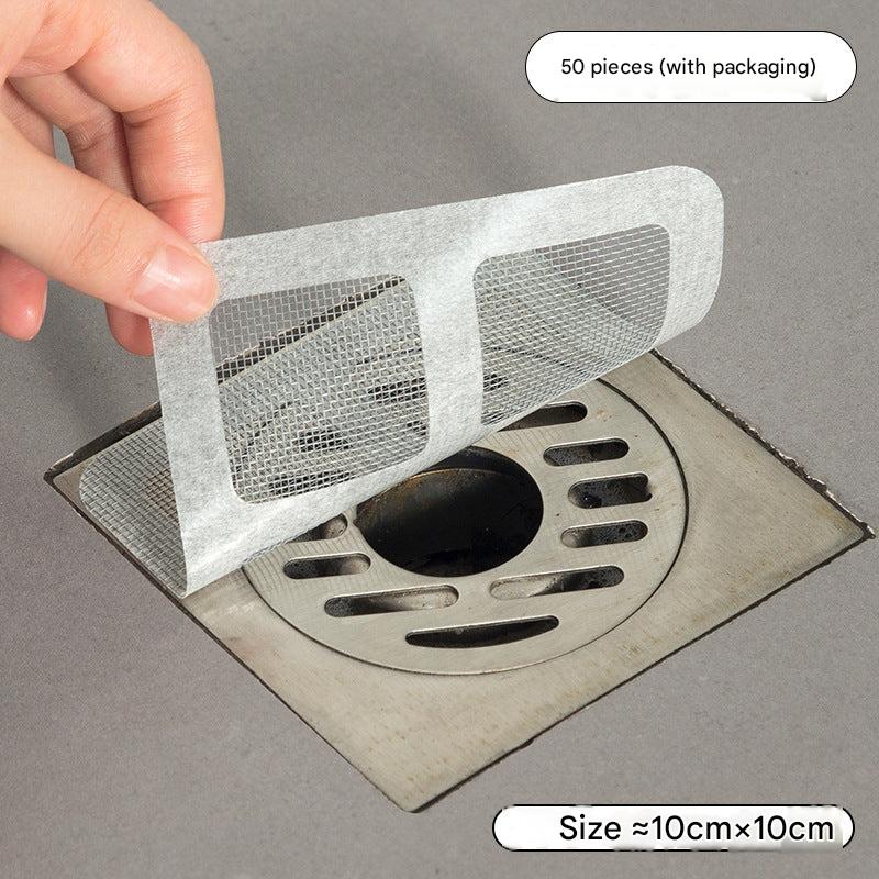 Hygienic bathroom drain filter mat