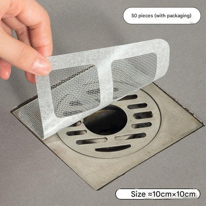Hygienic bathroom drain filter mat