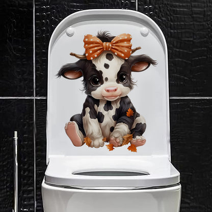 Cute dog cow wall sticker design 4
