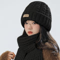 Hat + Scarf Black