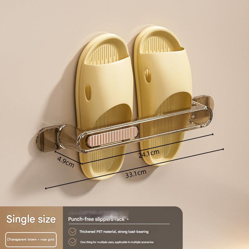 Wall-mounted slipper rack image