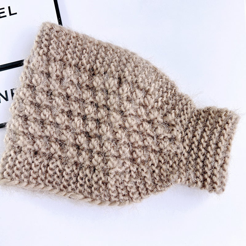 Knitted ear warmer soft texture