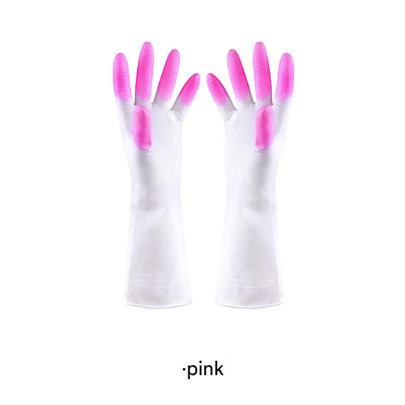 Blue reusable kitchen gloves