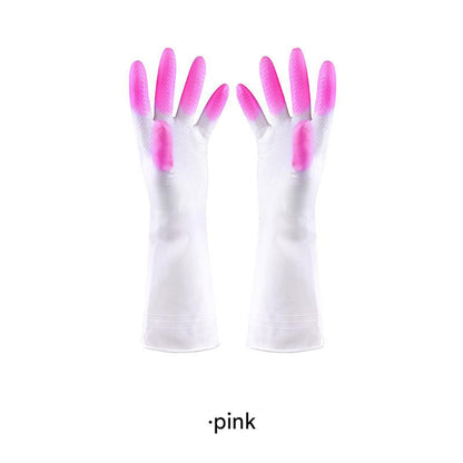 Blue reusable kitchen gloves