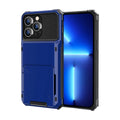 Flip card slot--blue
