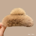 Light Coffee Real Rex Rabbit Fur [Approx. 13cm]