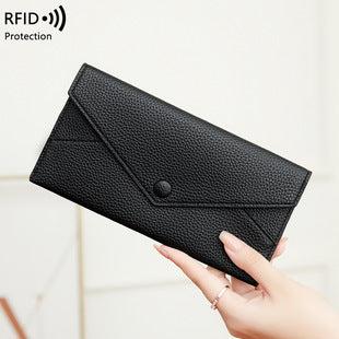 Chic RFID wallet with multiple card slots