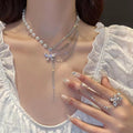 Pearl Butterfly Necklace