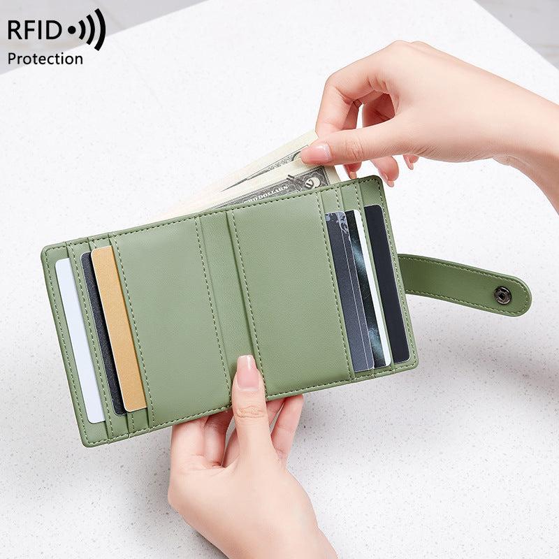 stylish lightweight wallet front view