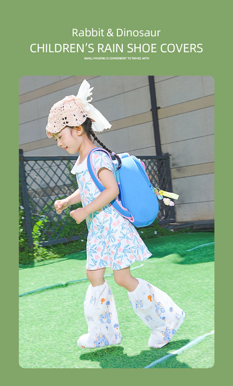 Children's waterproof overshoe long length