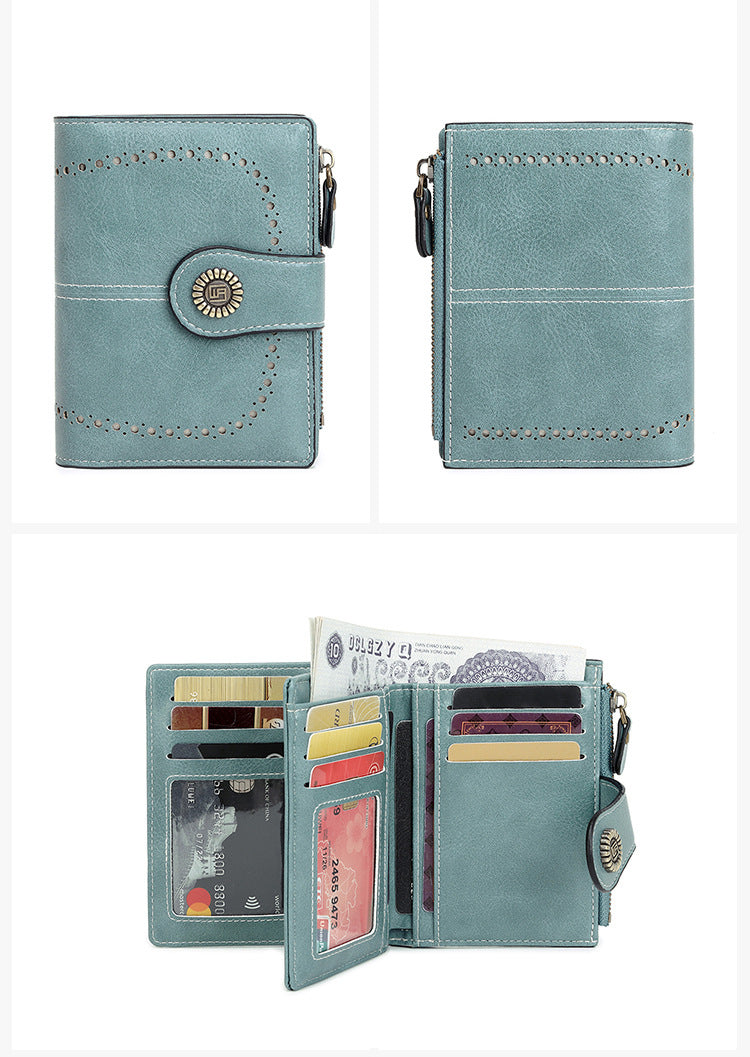 multiple card slots stylish wallet