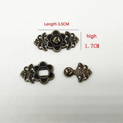 Antique bronze clasp for traditional outfits