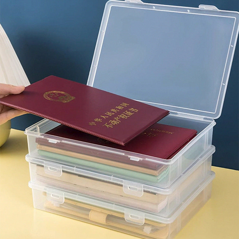 Plastic document organizer in minimalist design