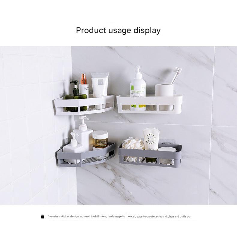 Wall-mounted bathroom organizer image 5
