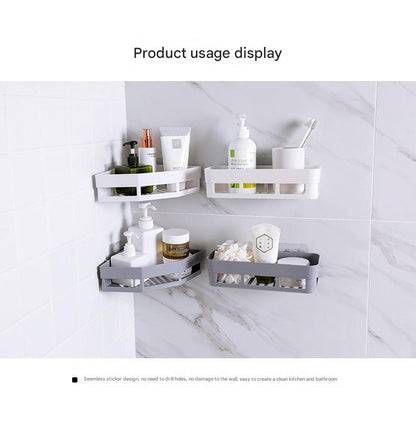 Wall-mounted bathroom organizer image 5