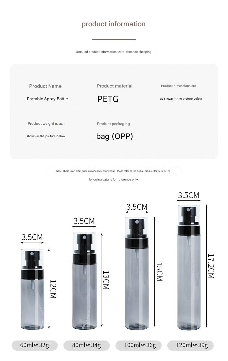 Compact travel spray container