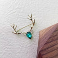 Emerald Gold Reindeer Antlers